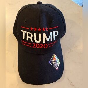 TRUMP 2020 Black Embroidered Baseball Cap - Collectable Memorabilia
